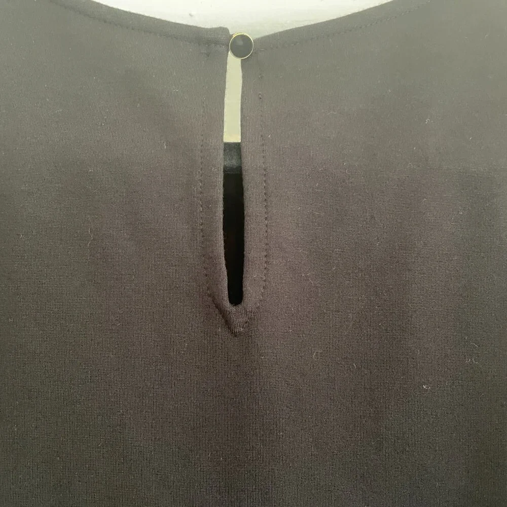 J.Crew Puff-Sleeve Ponte Top | Black| X-Small | NWOT - Picture 3 of 6